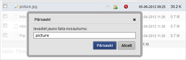 Paplašinātā Inbox Files versija un citu izmaiņu pārskats
