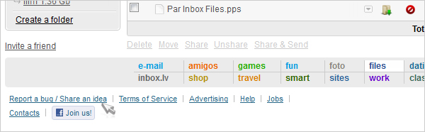 Extended version of Inbox Files and the summary of other improvements