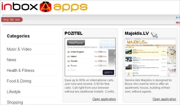 New web application added to Inbox Apps – Majoklis.lv