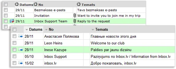Inbox Mail jaunā versija – galveno lapu dizaina pamatizmaiņas