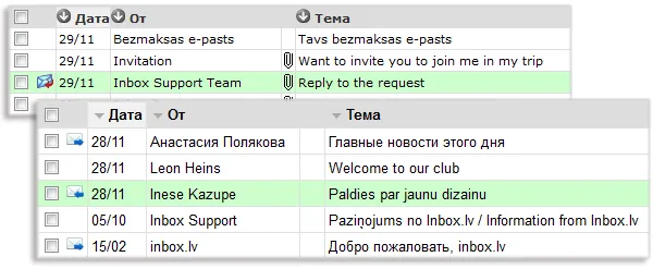 Новая версия Inbox Mail — основные изменения дизайна главных страниц