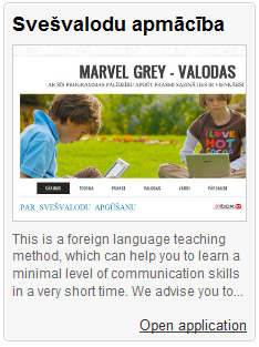 Learning foreign language with Inbox Apps