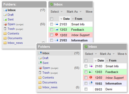 Inbox Mail: a new design for the letters’ editing pages, mail settings and attached documents