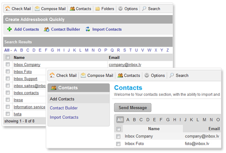 Inbox Mail: a new design for the letters’ editing pages, mail settings and attached documents
