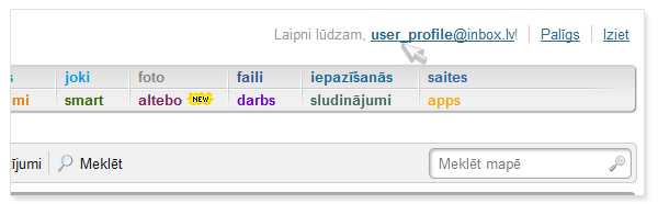 “Lietotāja profils” – centrālā vieta, kurā glabājas dati par lietotāju
