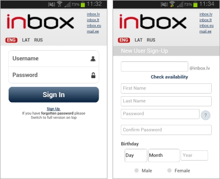 IMAP доступен для всех пользователей Inbox.lv!