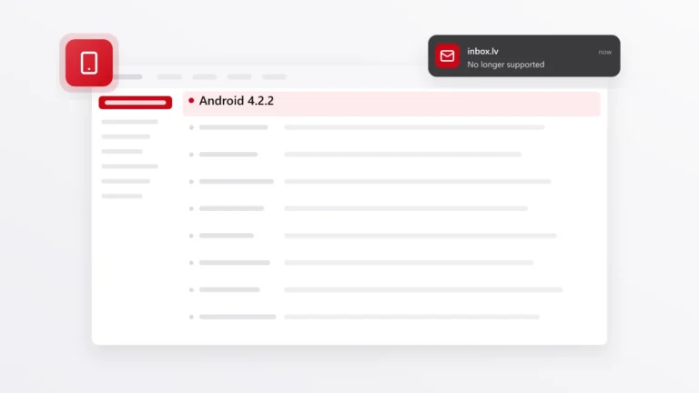 Мобильному приложению Inbox.lv 10 лет!